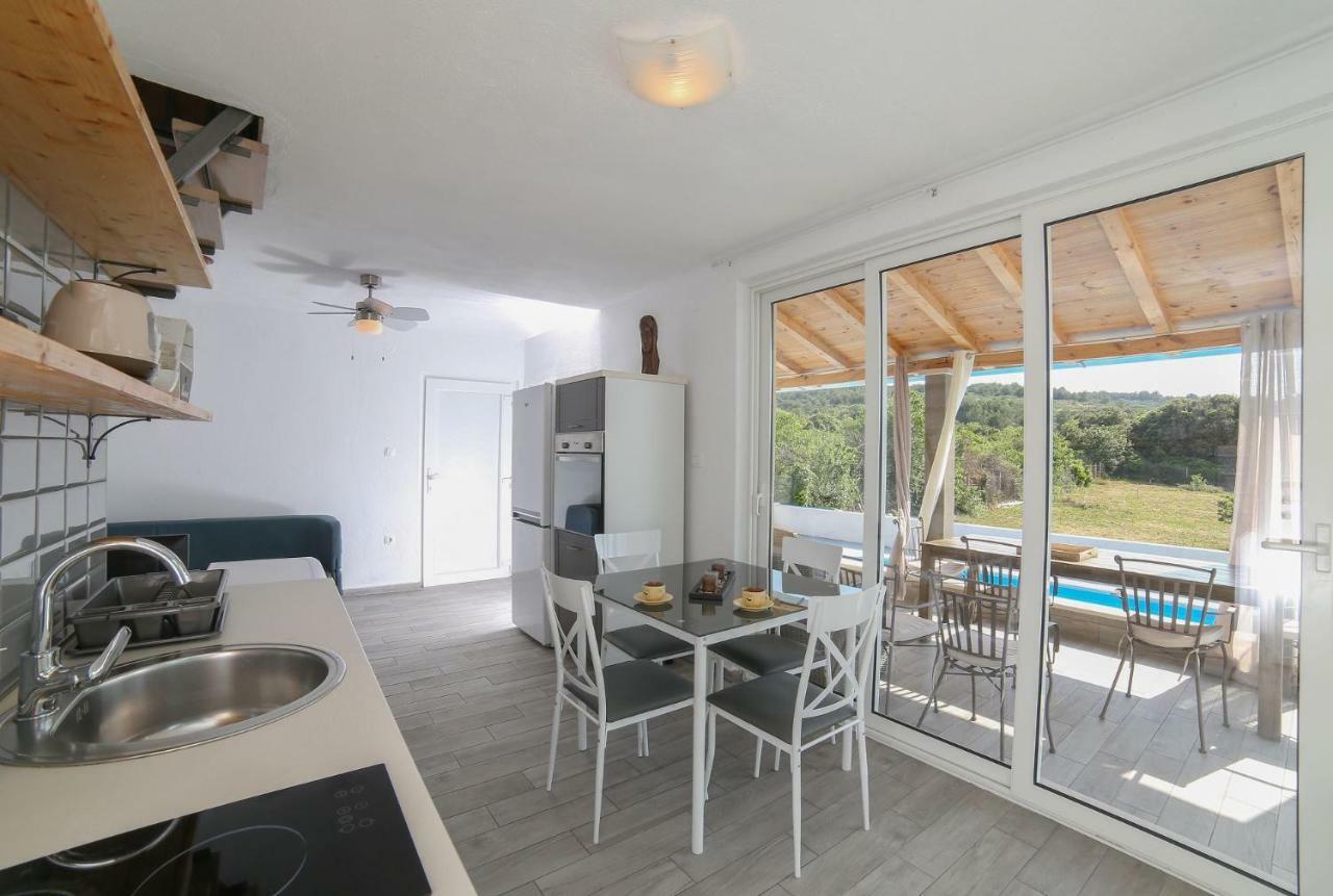Villa Baras Garden - House With Pool Mirca  ภายนอก รูปภาพ
